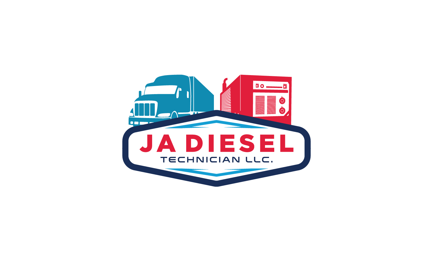JRB Customs logo in light blue on dark background